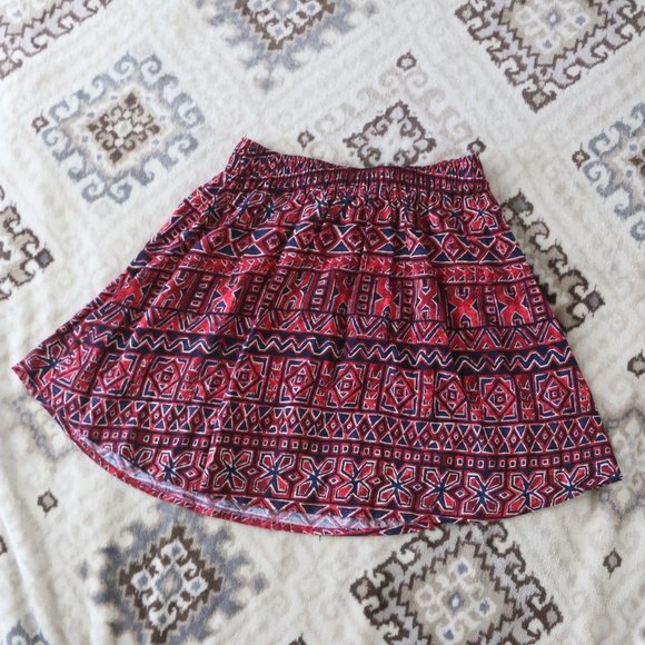 Hollister Dresses & Skirts - Hollister Tribal Print Skater Skirt
